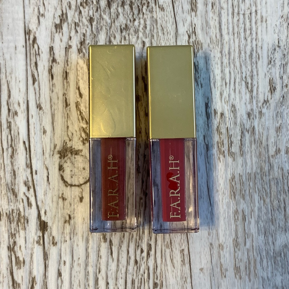 NEW F.A.R.A.H. Matte Liquid Lipsticks in Farah AND Tiffany 2.8 ml 0.1 fl. oz.